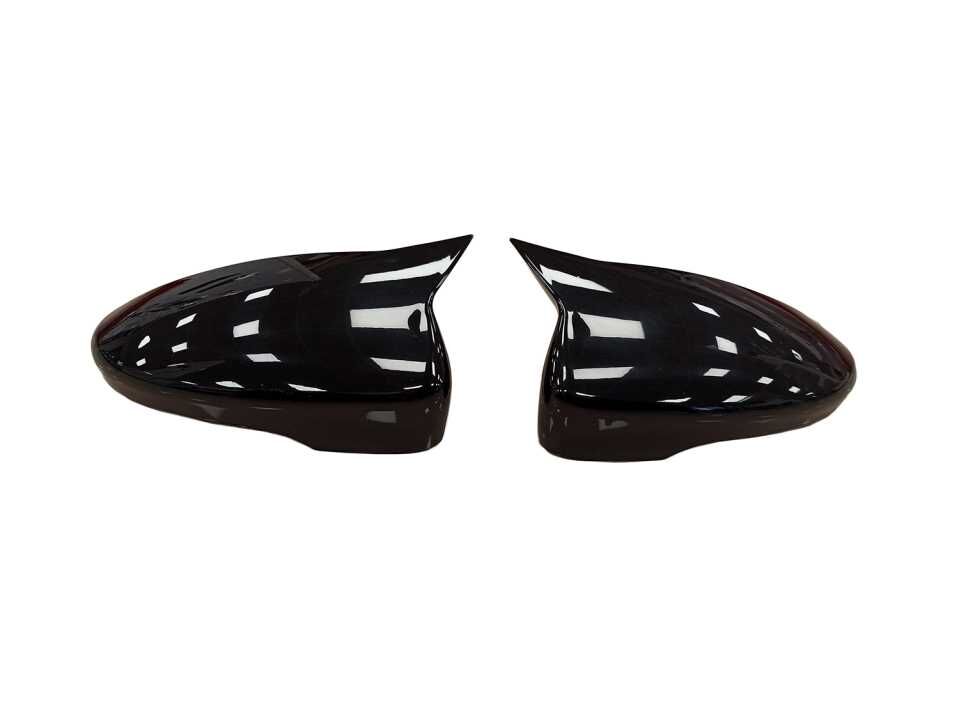 Volkswagen Beetle (A5) Yarasa Ayna Kapağı Seti Piano Black