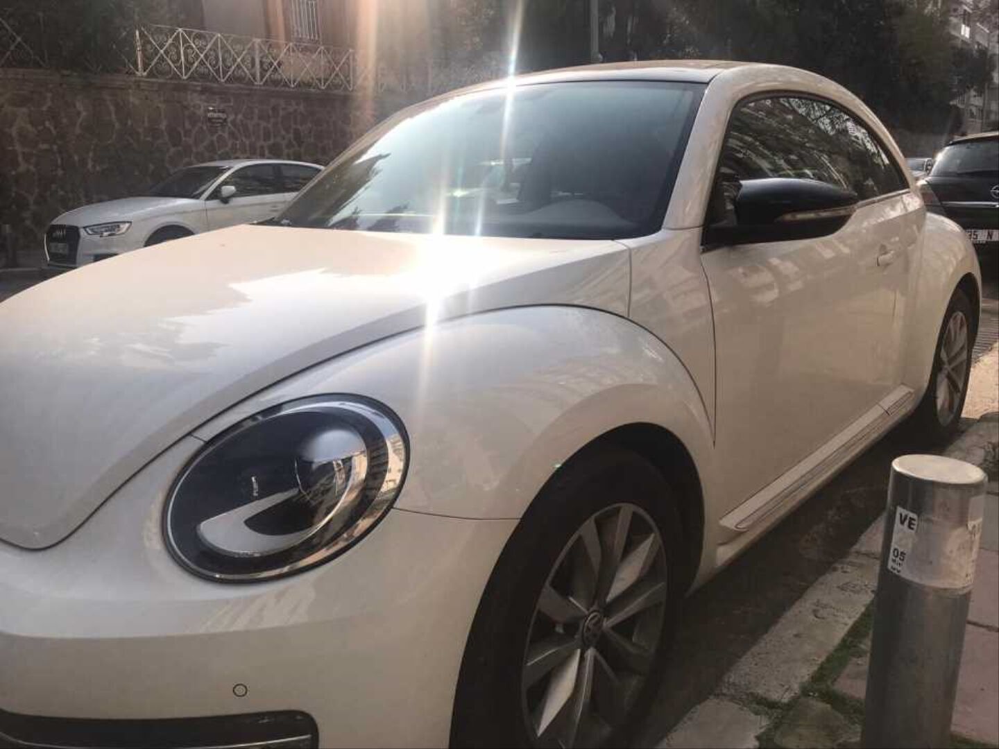 Volkswagen Beetle (A5) Yarasa Ayna Kapağı Seti Piano Black