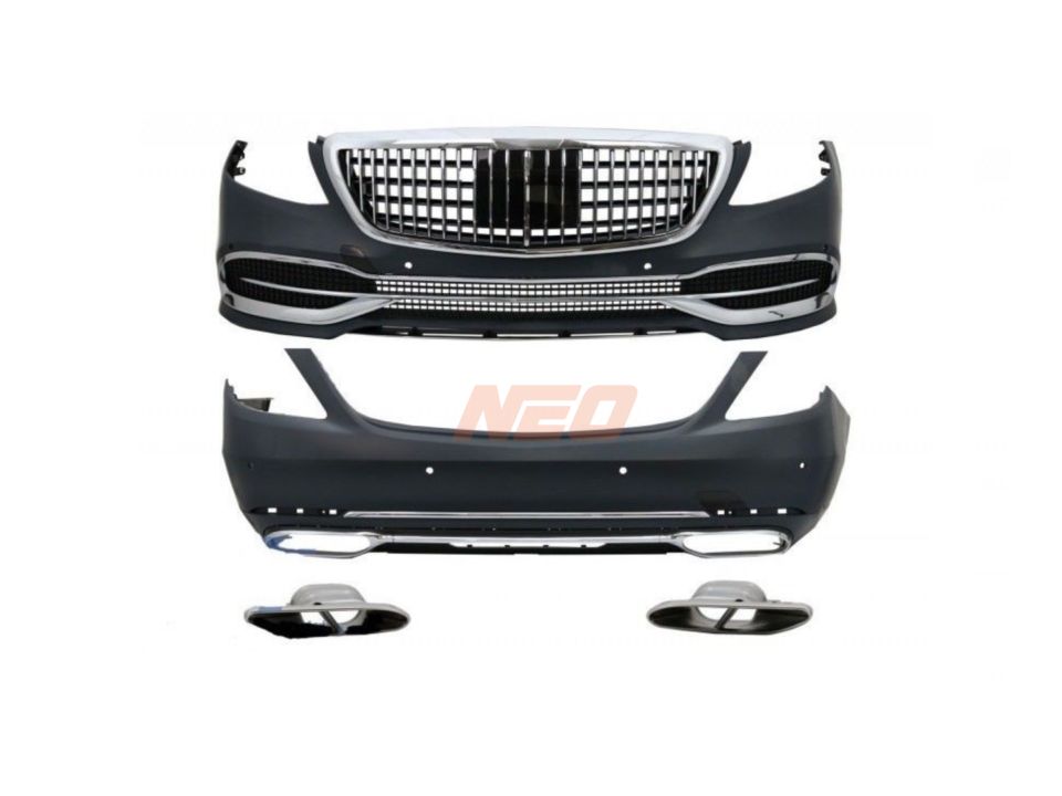 Mercedes-Benz S Serisi W222 Maybach Facelift Dönüşüm Body Kit Seti