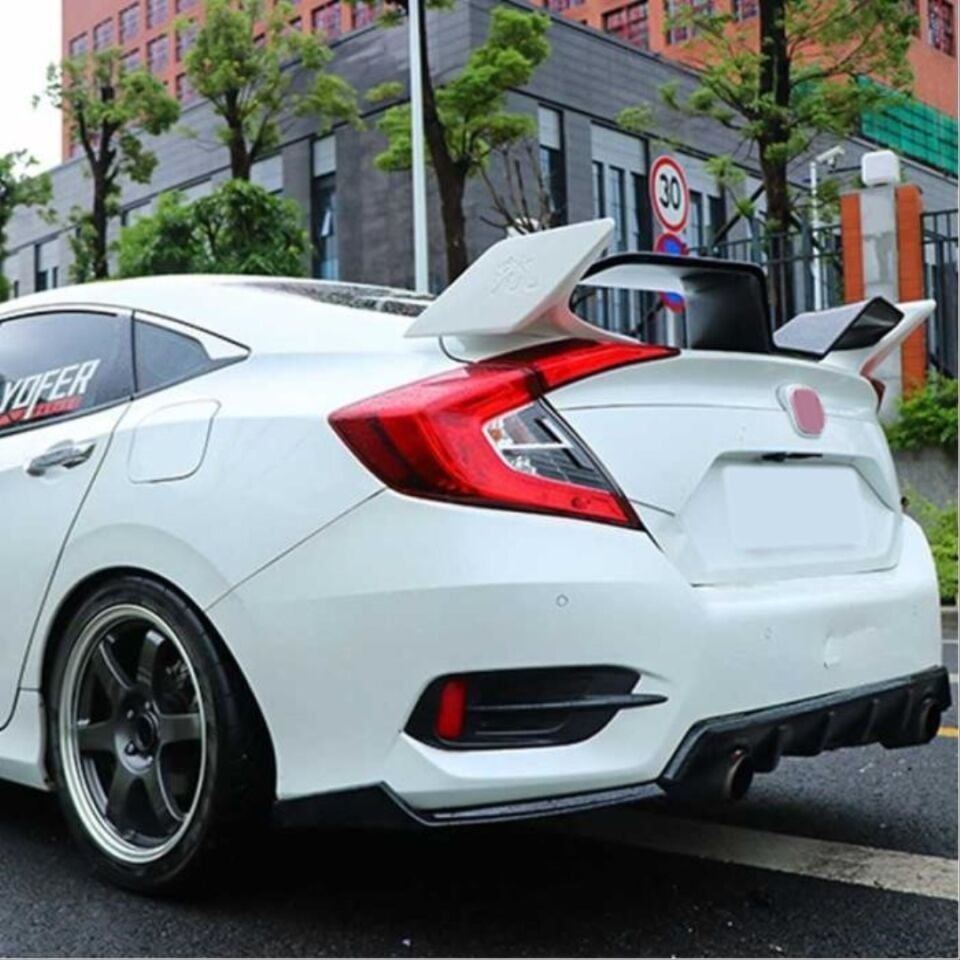 Honda Civic FC5 2016-2021 M Piano Black Bagaj Spoyleri