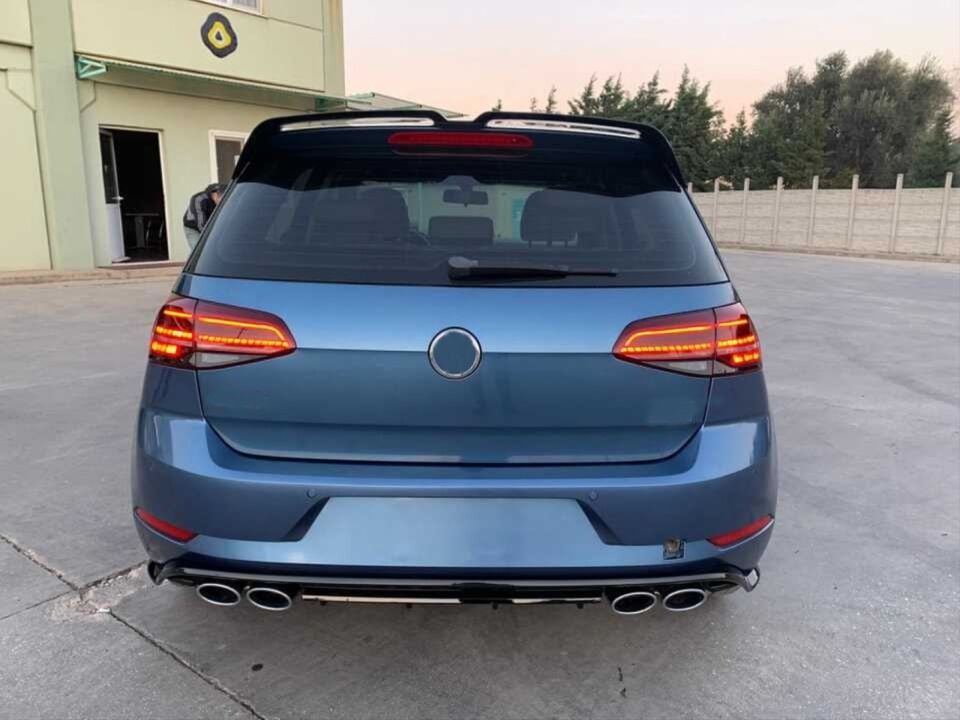 VW Golf 7 için Golf 7.5 R Arka Tampon Seti