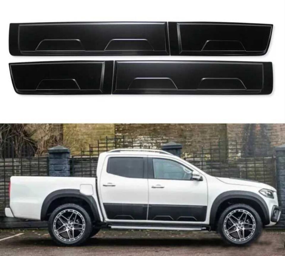 Mercedes-Benz X-Class W470 Kapı Gövde Koruma Kaplaması Mat Siyah