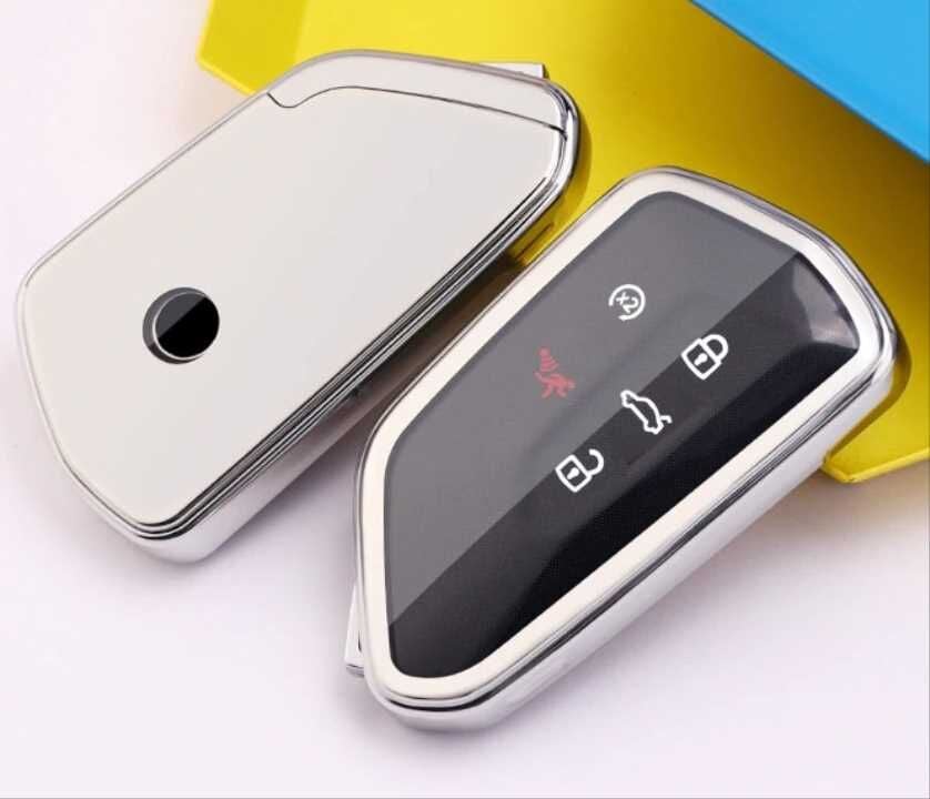 VW Golf 8 ve Yeni Kasa Uyumlu Smart Key Koruma Kılıfı Silver
