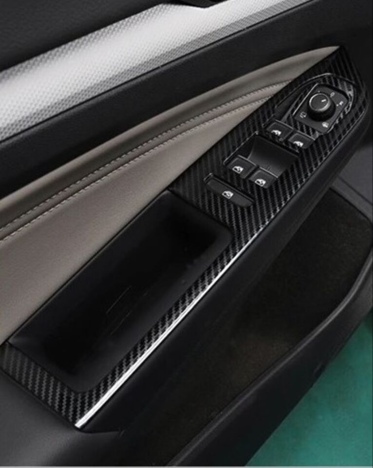 VW Golf 8 (MK8) Orta Konsol Kol Dayama Kaplaması Karbon Desen