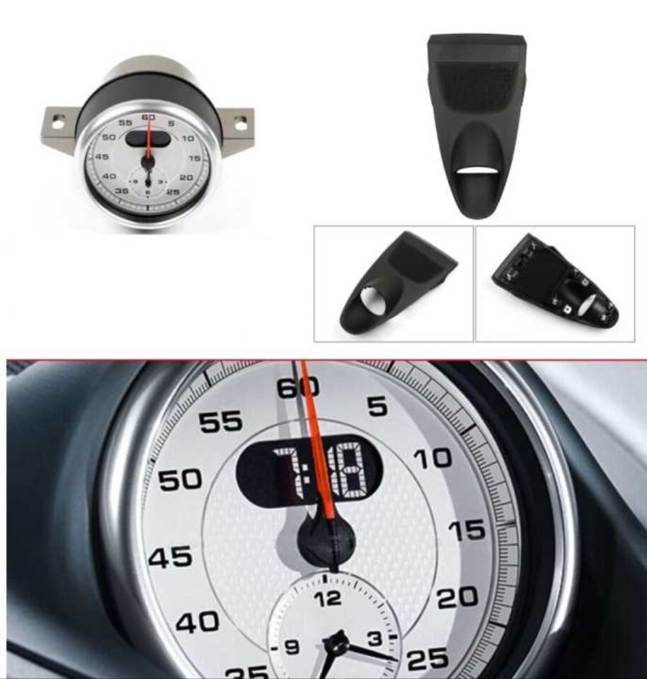 Porsche 718 Boxster/Cayman (982) Sport Chrono Gösterge Seti (Beyaz Kadran)