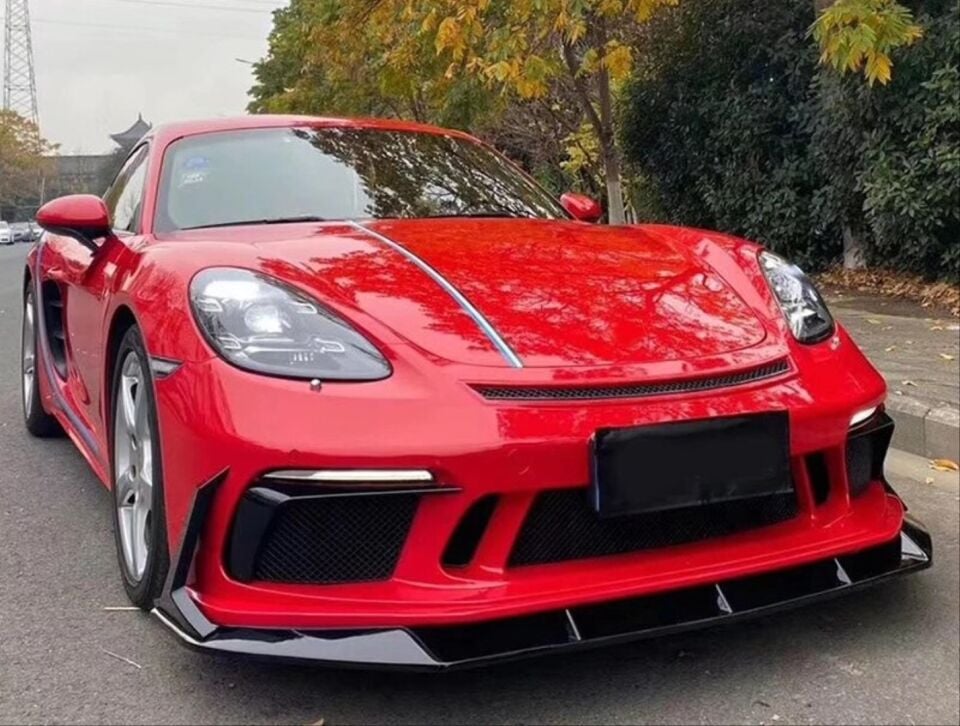 Porsche 718 Boxster/Cayman (982) GT4 Komple Body Kit Seti (Boyasız)