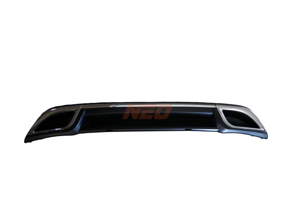 VW Golf 7 GTI Stil Arka Difüzör Mat Siyah
