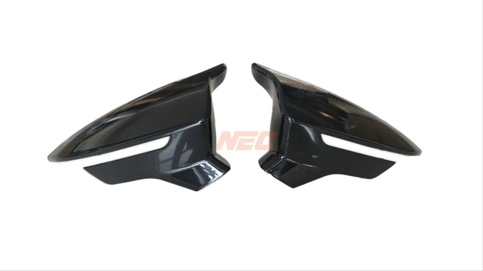SEAT Ibiza/Leon/Arona Yarasa Ayna Kapağı Seti Piano Black