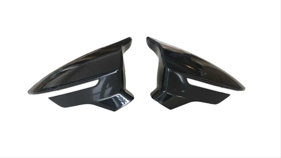 SEAT Ibiza/Leon/Arona Yarasa Ayna Kapağı Seti Piano Black