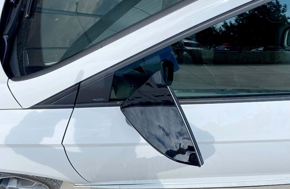 SEAT Ibiza/Leon/Arona Yarasa Ayna Kapağı Seti Piano Black