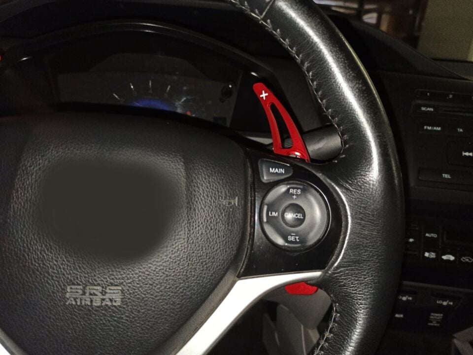 Honda Civic FB7 F1 Vites Paddle Shift Uzatma Seti Kırmızı