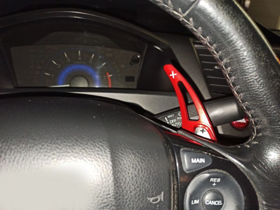 Honda Civic FB7 F1 Vites Paddle Shift Uzatma Seti Kırmızı