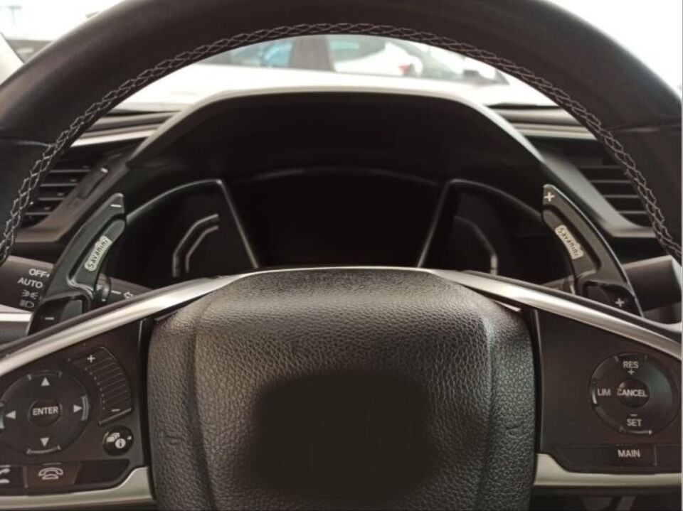 Savanini Marka Honda Civic FC5/FK7 F1 Vites Paddle Shift Uzatma Seti Siyah