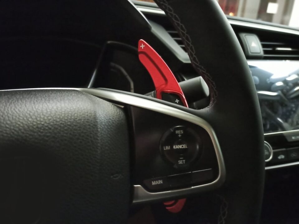 Honda Civic FC5 F1 Vites Paddle Shift Uzatma Seti Kırmızı