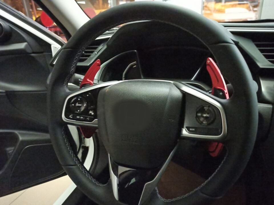 Honda Civic FC5 F1 Vites Paddle Shift Uzatma Seti Kırmızı