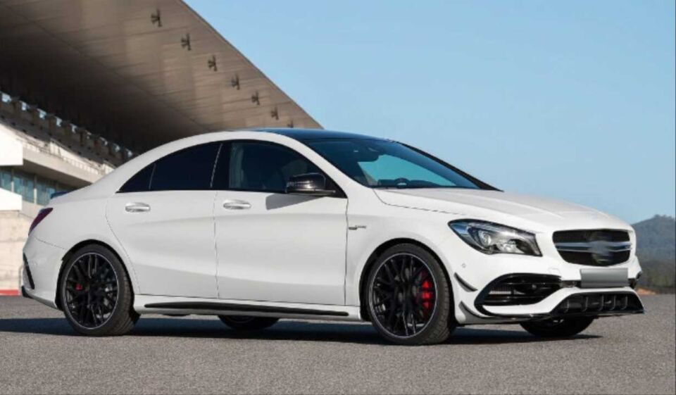 Mercedes-Benz CLA Serisi C117 CLA 45 Ön Tampon ve Twin-Blade Panjur Seti