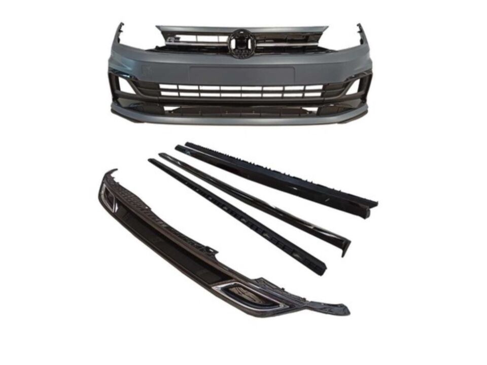 VW Polo MK6 (17-21) R-Line Full Body Kit Seti