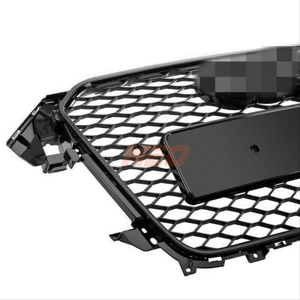 Audi A4 B8.5 (12-15) RS4 Petek Ön Panjur Piano Black