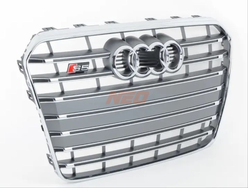 Audi A5 8T 2012-2016 Makyajlı Kasa S5 Gri Ön Panjur