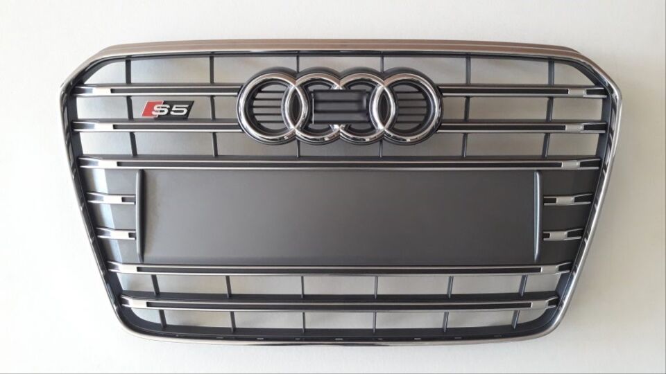 Audi A5 8T 2012-2016 Makyajlı Kasa S5 Gri Ön Panjur