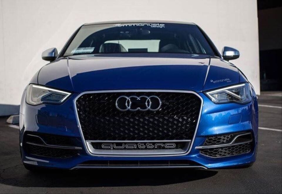 Audi A3 8V 2013-2016 RS3 Krom Çerçeveli Ön Panjur