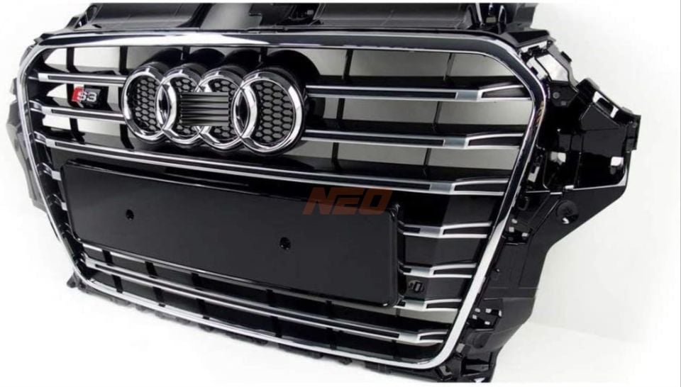 Audi A3 8V 2013-2016 S3 Piano Black Ön Panjur