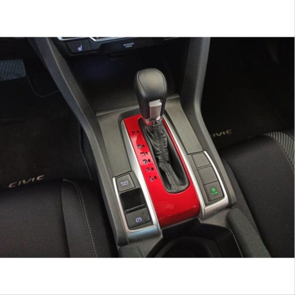 CIVIC FC5 2016-2020 IÇIN UYUMLU OTOMOTIK VITES KAPLAMA- KIRMIZI P-R-N-D-S-L