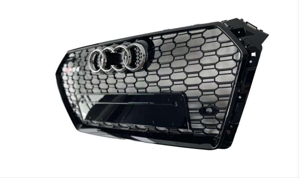 Audi A4 B9 RS4 Petek Panjur Full Siyah Piano Black