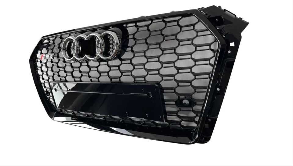 Audi A4 B9 RS4 Petek Panjur Full Siyah Piano Black