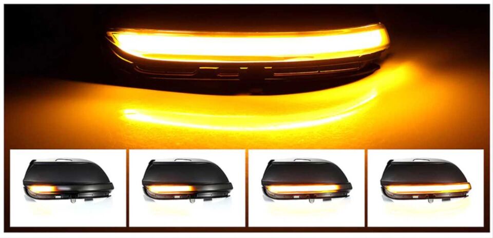 VW/Audi Passat Jetta A4 A5 A6 Uyumlu Kayar LED Ayna Sinyali