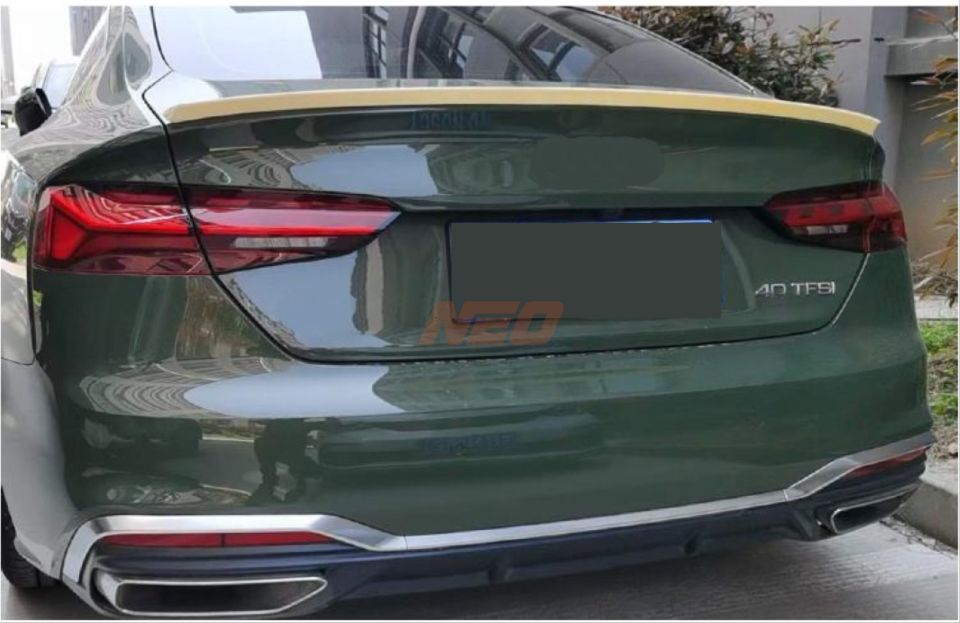 Audi A5 F5 Sportback/Coupé M Bagaj Spoyleri Piano Black