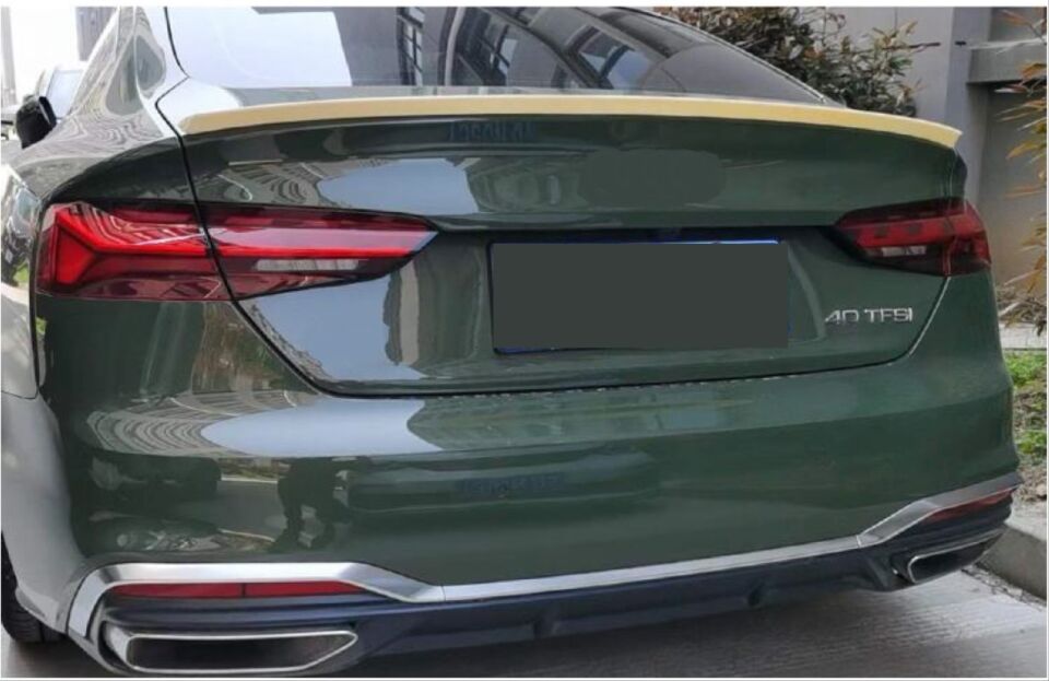 Audi A5 F5 Sportback/Coupé M Bagaj Spoyleri Piano Black