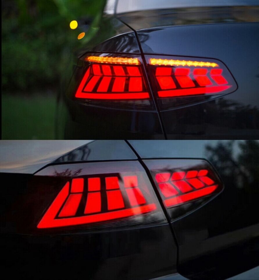 VW Passat B8 Kayar Sinyalli LED Stop Takımı Smoke (2015-2019)