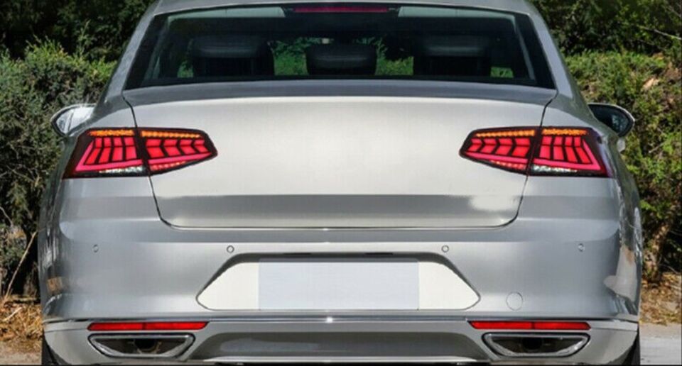 VW Passat B8 Kayar Sinyalli LED Stop Takımı Smoke (2015-2019)