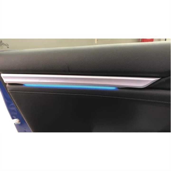 Honda Civic FC5 (16-21) Ön Kapı İç Trim Seti Mavi (2 Parça)
