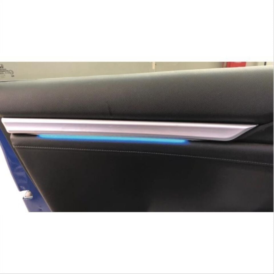 Honda Civic FC5 (16-21) Ön Kapı İç Trim Seti Mavi (2 Parça)