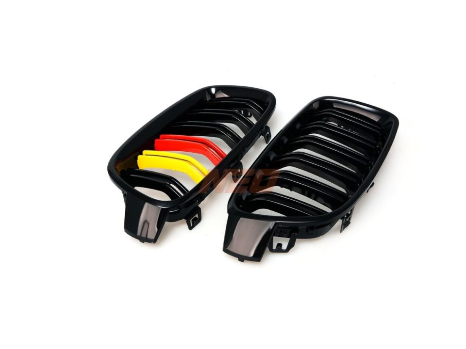 BMW 3 Serisi F30 M3 Çift Çizgi Panjur Böbrek - Alman Renk