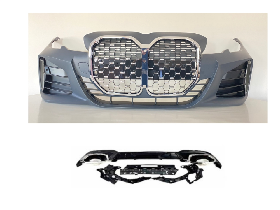 BMW 3 Serisi G20 G22 Dönüşüm Body Kit - Krom Çerçeve