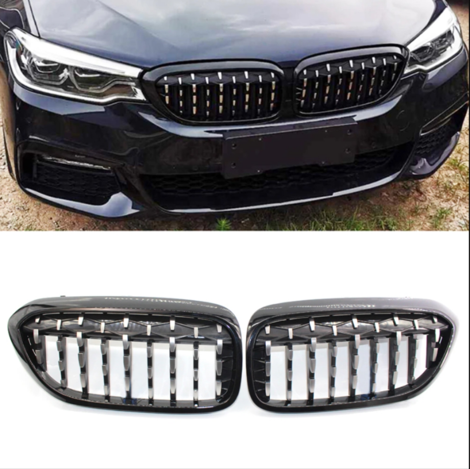 BMW G30 Diamond Panjur Böbrek - Piano Black (2017-2020)