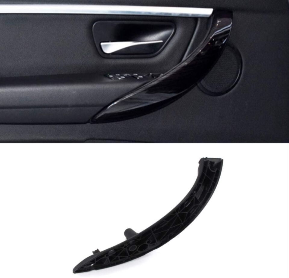 BMW 3 Serisi F30 Kapı Kolçak Kaplama - Siyah (2012-2018)