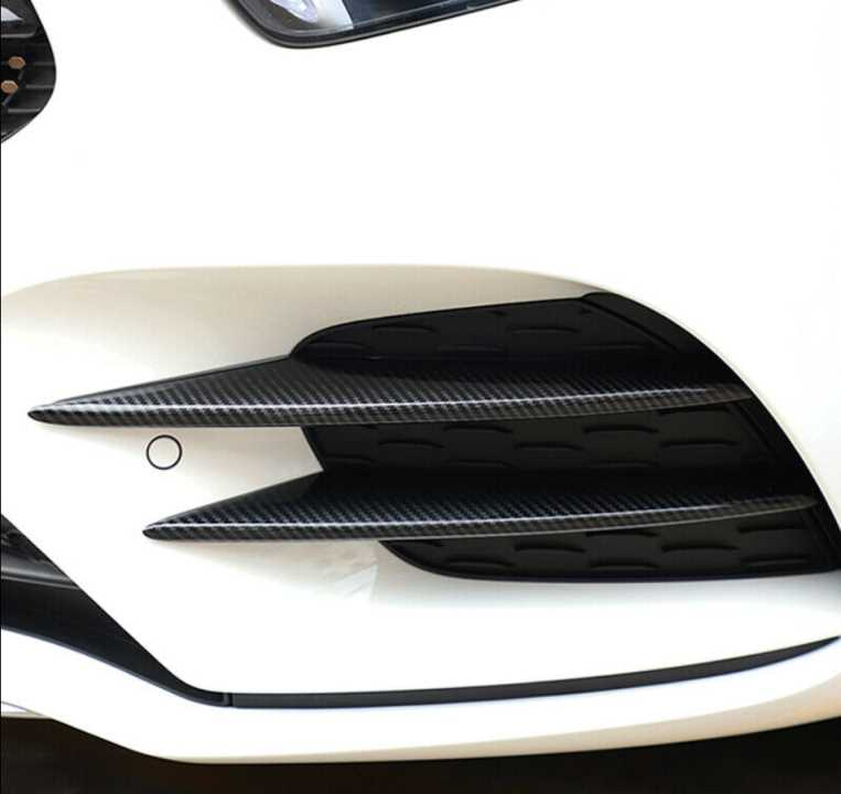 Mercedes-Benz A Serisi W177 2019 Sonrası Ön Tampon Bıçakları 4 Parça Karbon