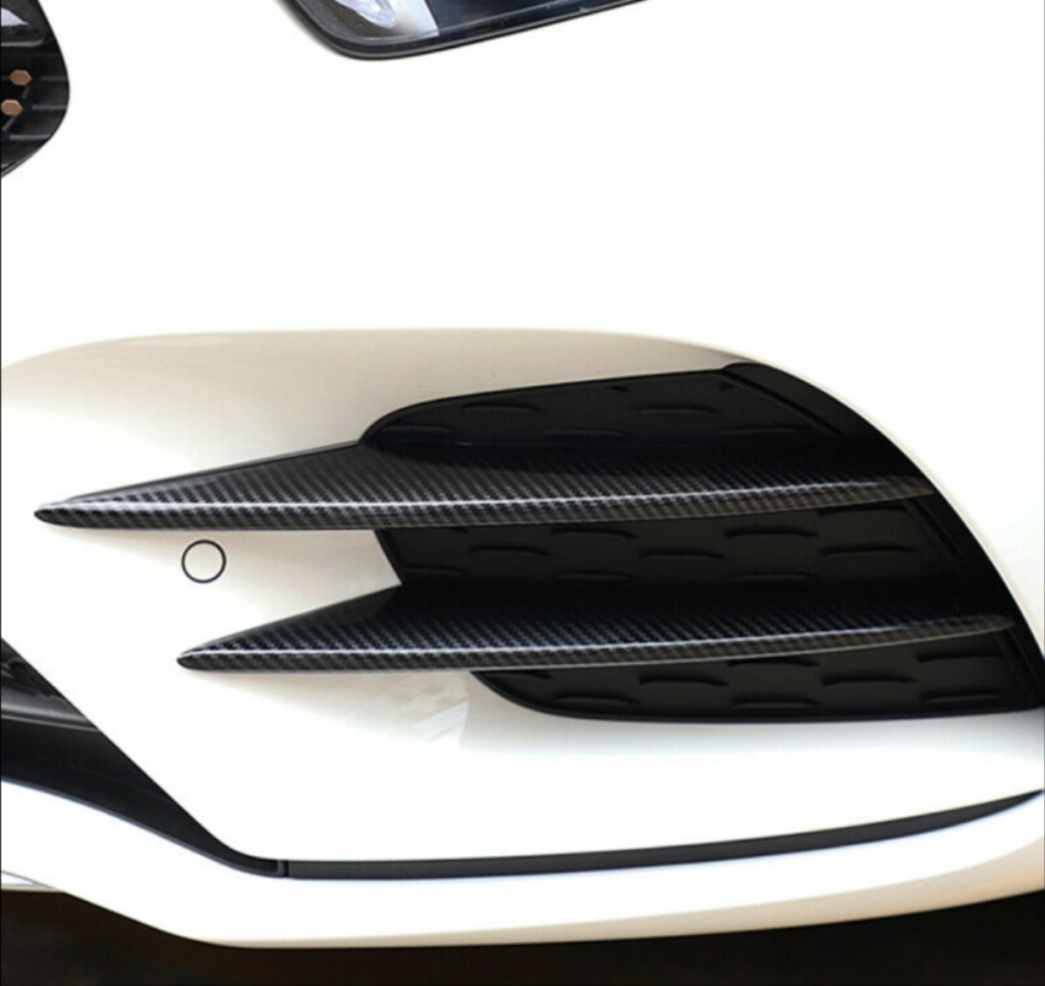 Mercedes-Benz A Serisi W177 2019 Sonrası Ön Tampon Bıçakları 4 Parça Karbon