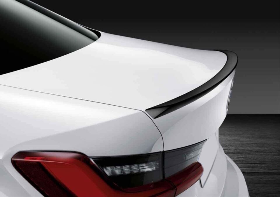 BMW 3 Serisi G20 M-Performance İnce Tip Bagaj Spoyleri Piano Black