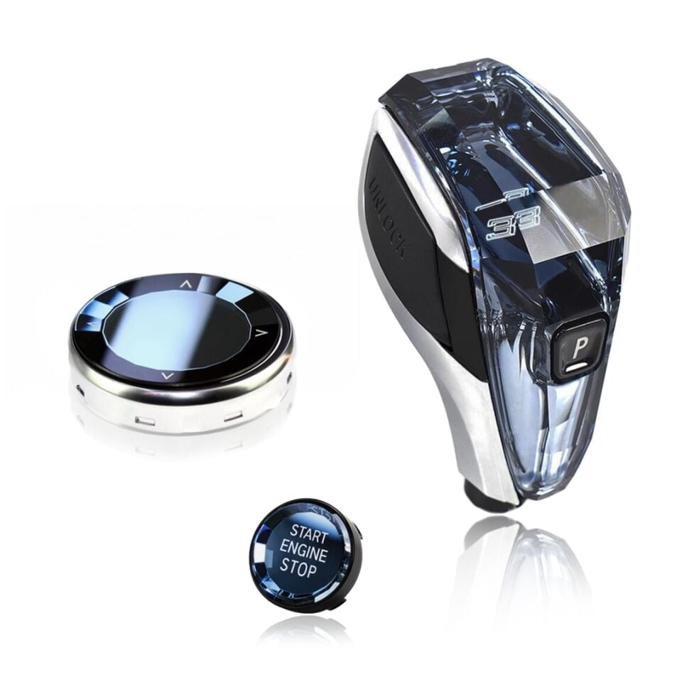 G20 KRİSTAL ''3'' LOGO VİTES TOPUZU SETİ  (V.TOPUZU & I-DRIVE & START DUGME)