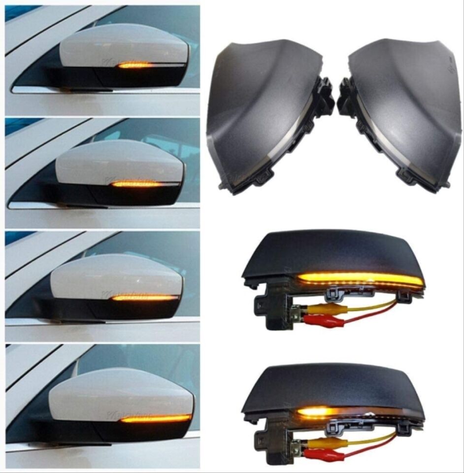 VW Polo 6R/6C Kayar LED Ayna Sinyali Takımı (Smoke)