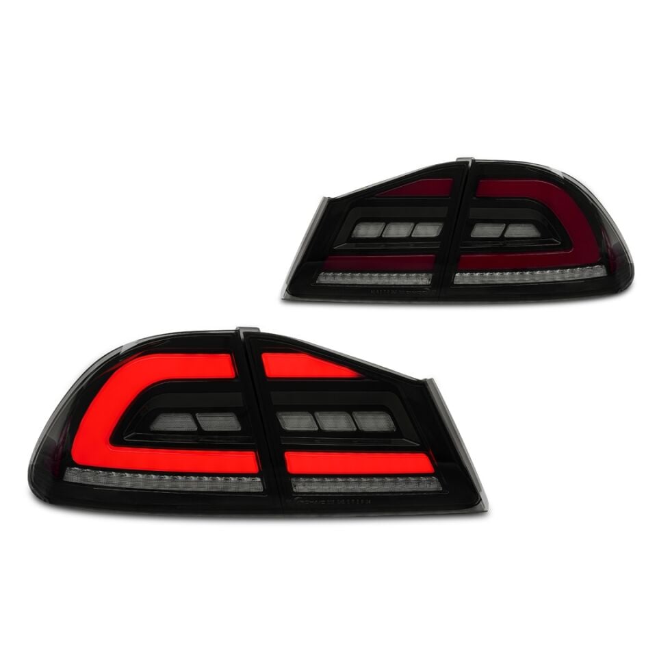 Honda Civic FD6 (06-11) Kayar Sinyalli Animasyonlu LED Stop Seti Füme