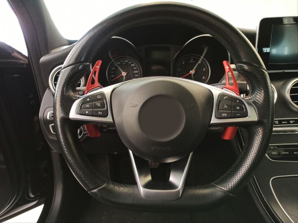 Mercedes-Benz F1 Vites Paddle Shift Uzatma Seti Alüminyum Kırmızı