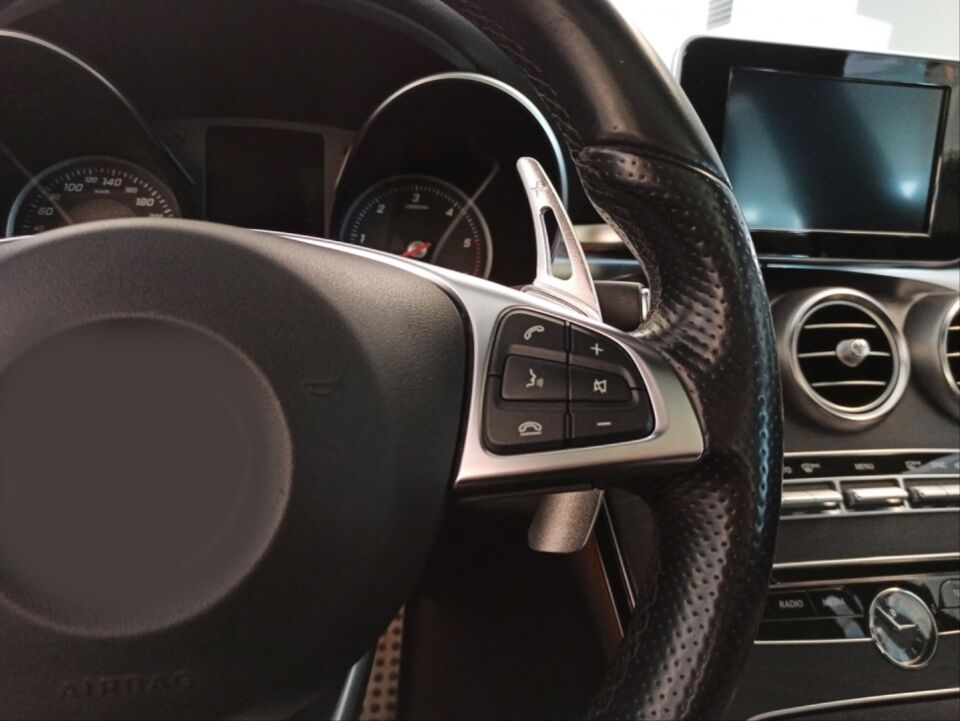 Mercedes-Benz F1 Vites Paddle Shift Uzatma Seti Alüminyum Silver