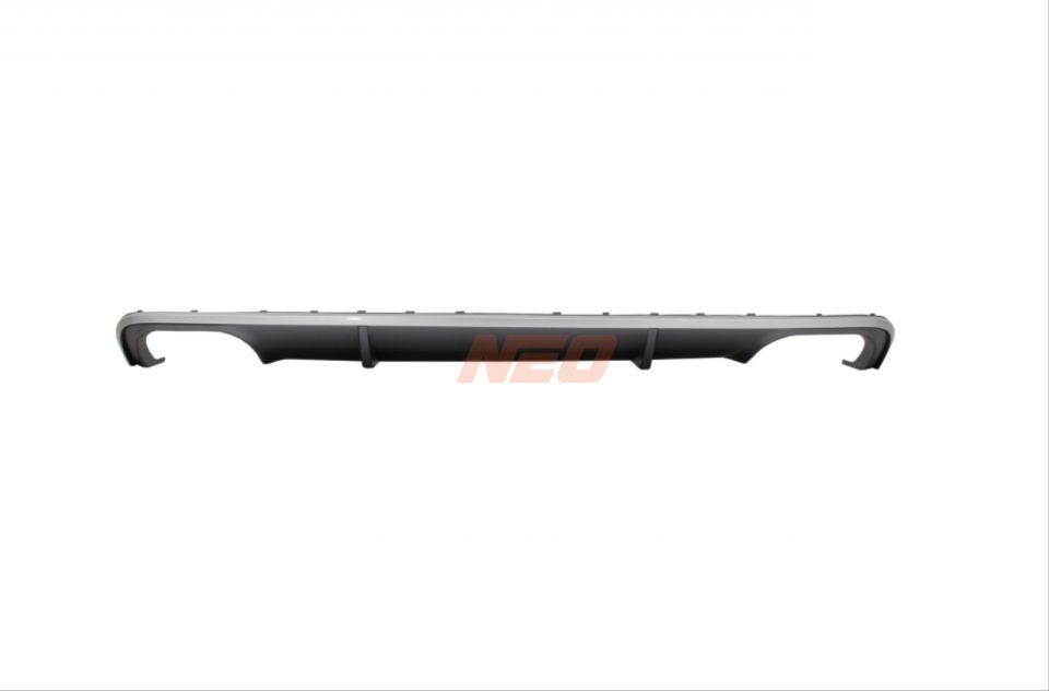 Audi A4 B9 S4 Stil Difüzör ve Egzoz Seti (Standart Tampon Uyumlu)