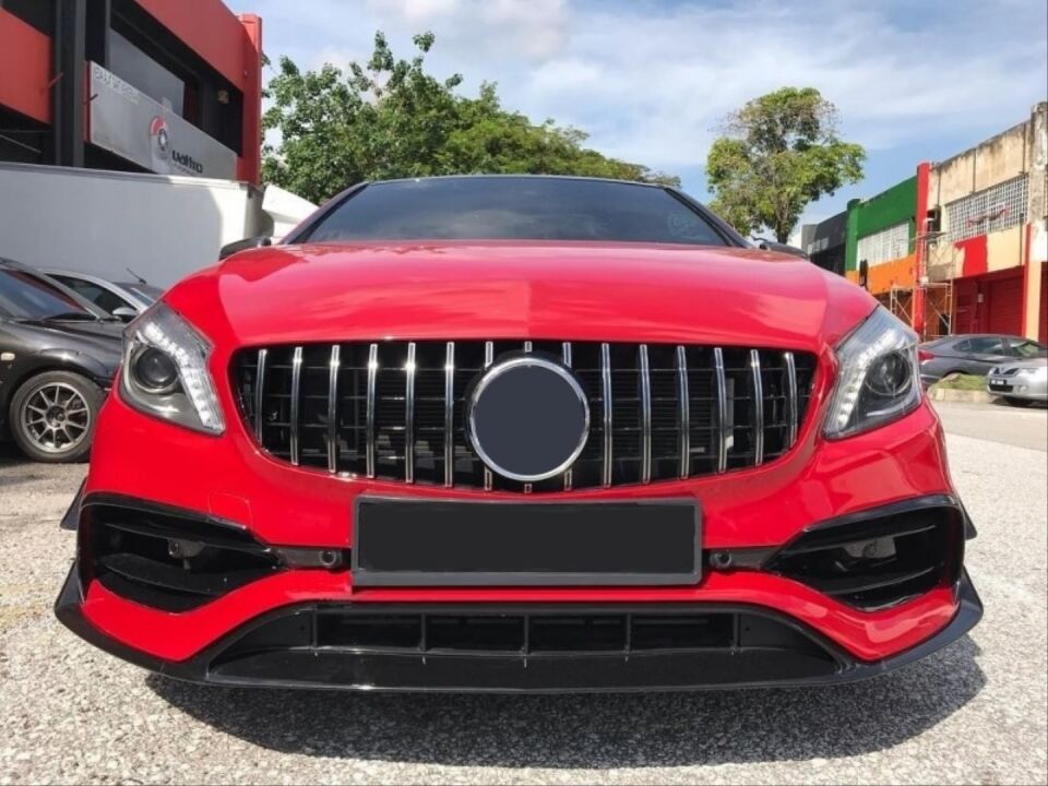 Mercedes-Benz A Serisi W176 Makyajsız GTR Panjur Krom